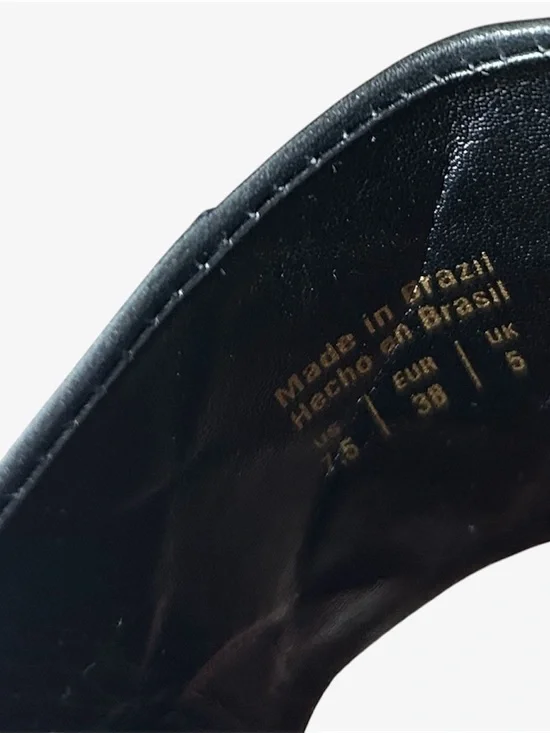 ALDO Vaydda Black Flat Sandals - Picture 7 of 7